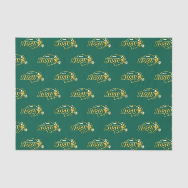 Graduation | North Dakota State Bison Head Tissue Paper (Front)