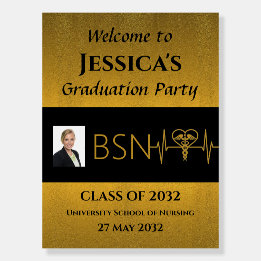 Graduation NURSE BSN RN Photo Welcome Sign