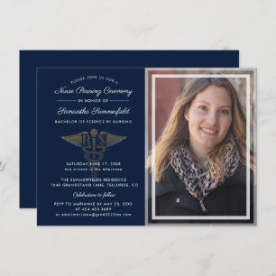Graduation Nurse Pinning Ceremony Photo 2025 Invitation