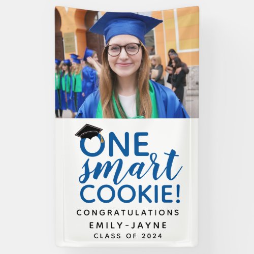 Graduation One Smart Cookie Photo Banner