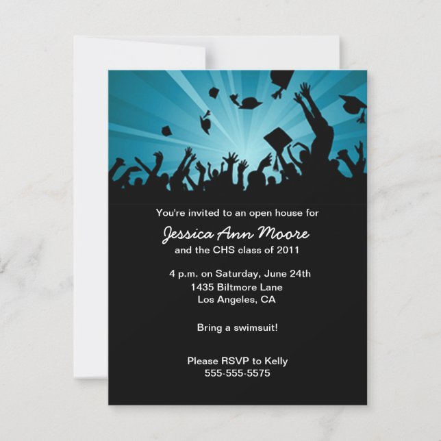 Graduation open house invitation (Front)