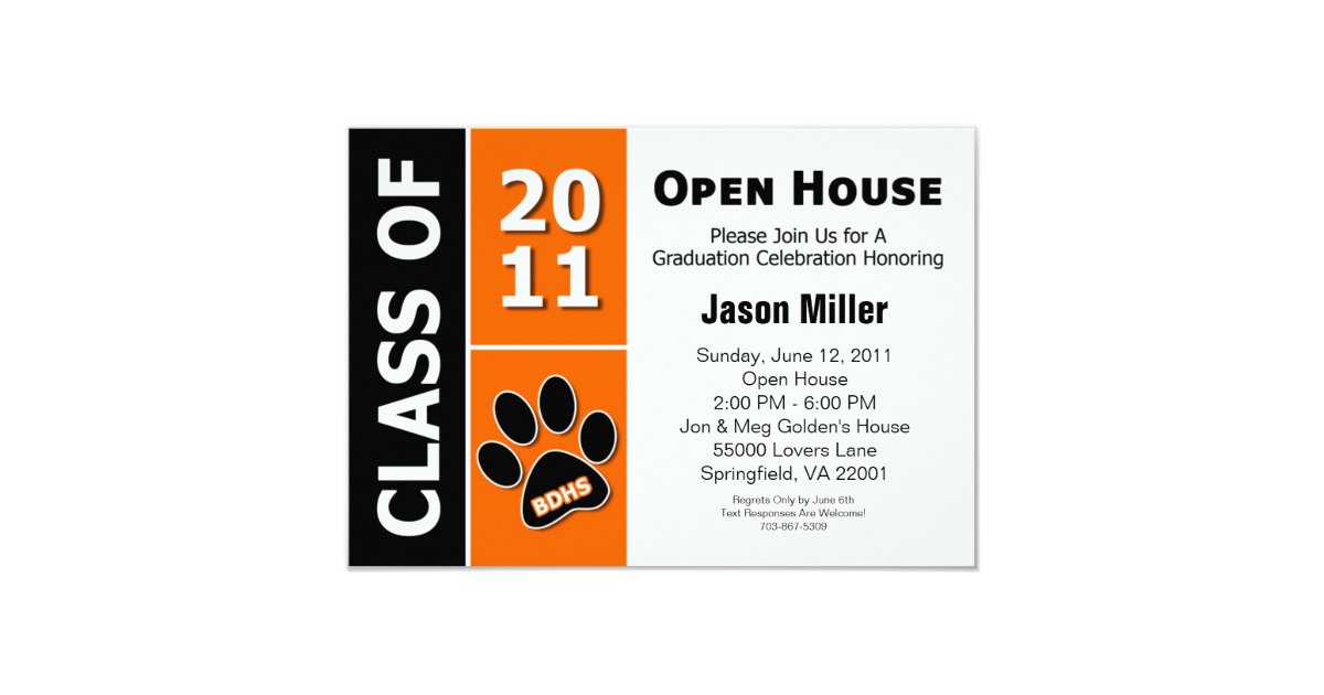 Graduation Open House Invitation Zazzle Com