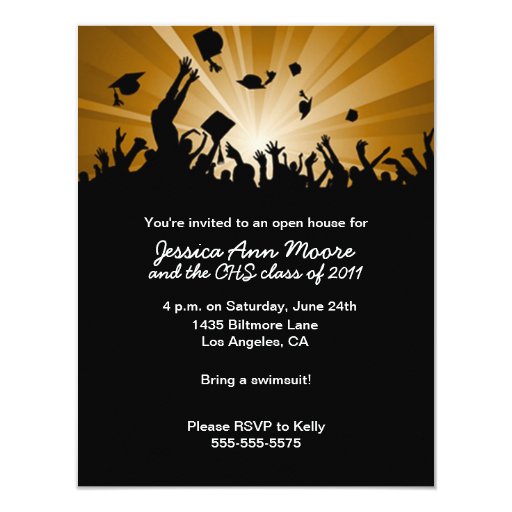 Graduation Open House Invitations Printable 5