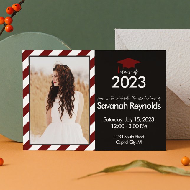 Graduation Open House Invitation with Photo (Creator Uploaded)