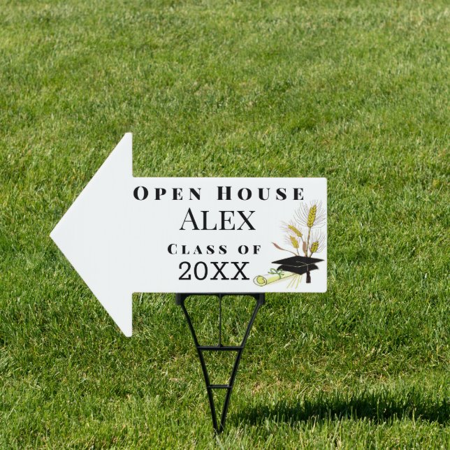 Graduation Open House Sign (Insitu)