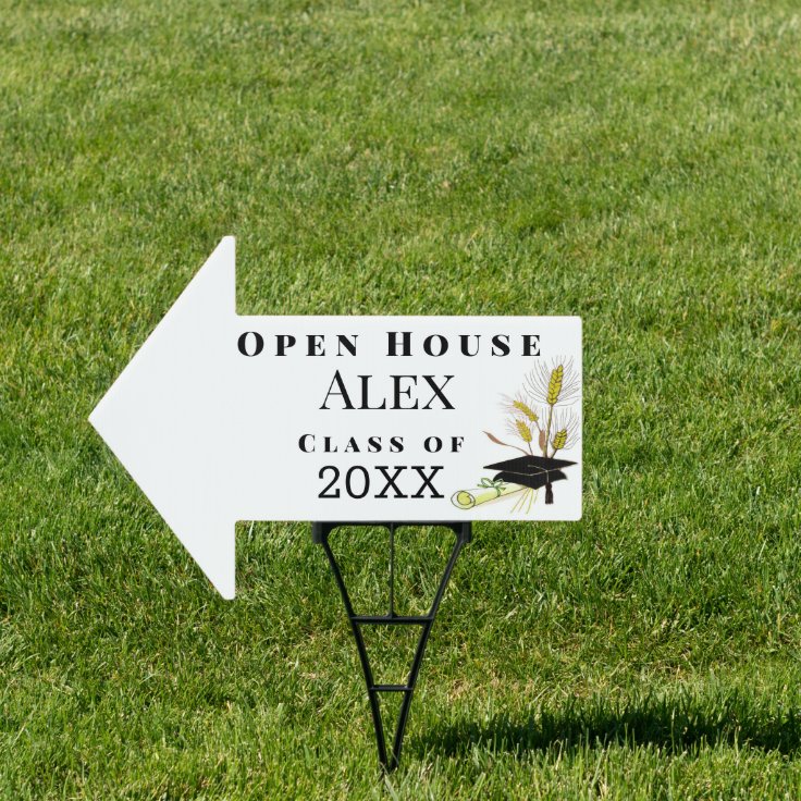 Graduation Open House Sign | Zazzle