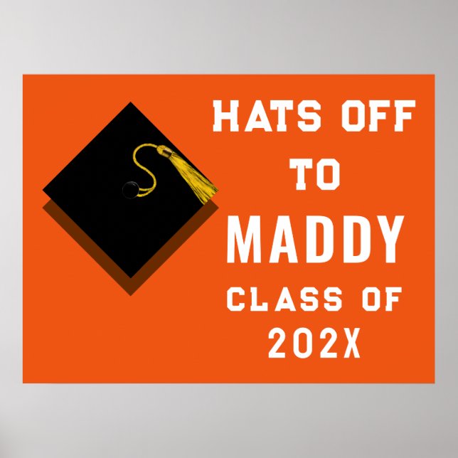 Graduation Orange 2026 Poster