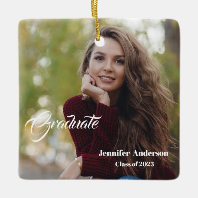 Graduation Ornament (Front)