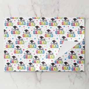 Graduation Paper Placemats, Congrats Grad Mats