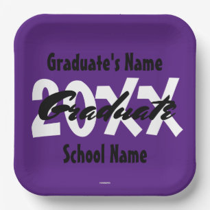 Graduation Paper Plate - HAMbyWG