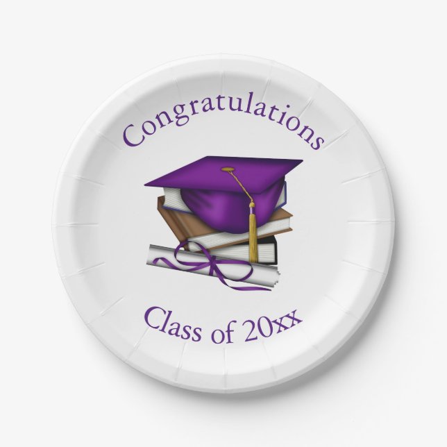Graduation Paper Plates (Front)