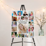 Graduation Party 19 Photo Collage Brush Typography Foam Board Graduation Party 19 Photo Collage Brush Typography Foam Board