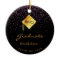 Graduation party 2025 graduate black purple gold
