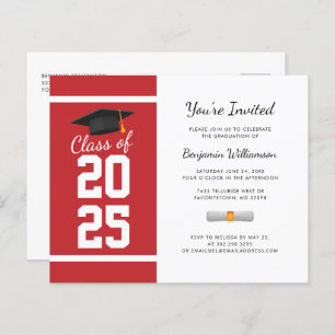 Graduation Party 2025 Modern Simple Invitation