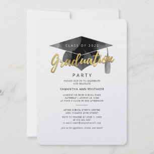 Graduation Party 2026 Minimalist Grad Invitation