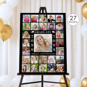 Graduation Party 27 Photo Collage Personalized Foam Board