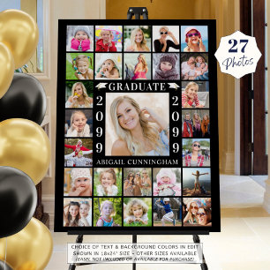 Graduation Party 27 Photo Collage Personalized Foam Board