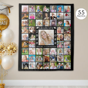 Graduation Party 55 Photo Collage Backdrop Custom