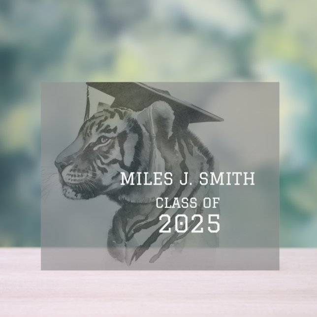 Graduation Party Acrylic Sign (Neutral)