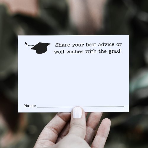 Graduation Party Advice Cards