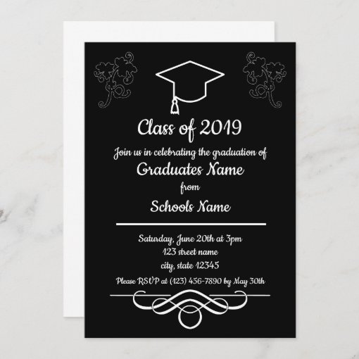 Graduation Party Announcement Invitation | Zazzle