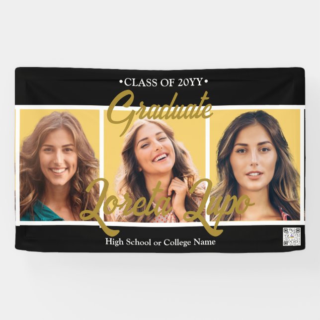 Graduation Party Backdrop Banner (Horizontal)