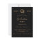 Graduation party black gold 2026 minimalist