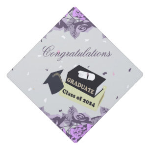 Graduation party celebration 2024 cap topper