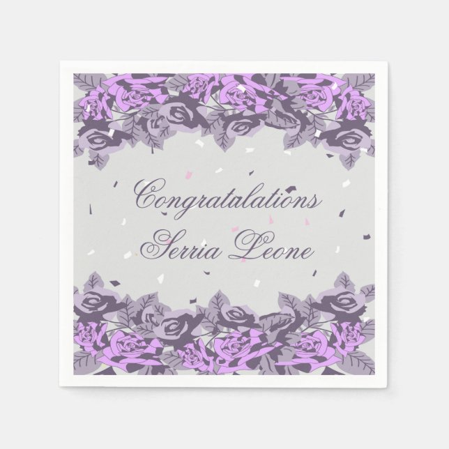 Graduation party celebration 2024 napkins (Front)