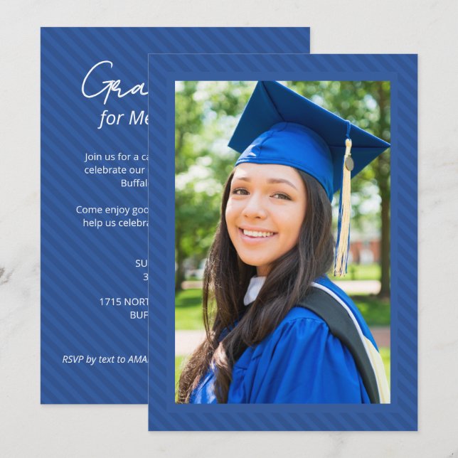 Graduation Party Celebration Party Invitation (Front/Back)