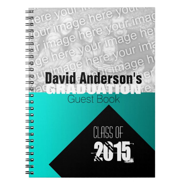 Graduation Party Class of 2018 Custom Guest Book 1 (Front)