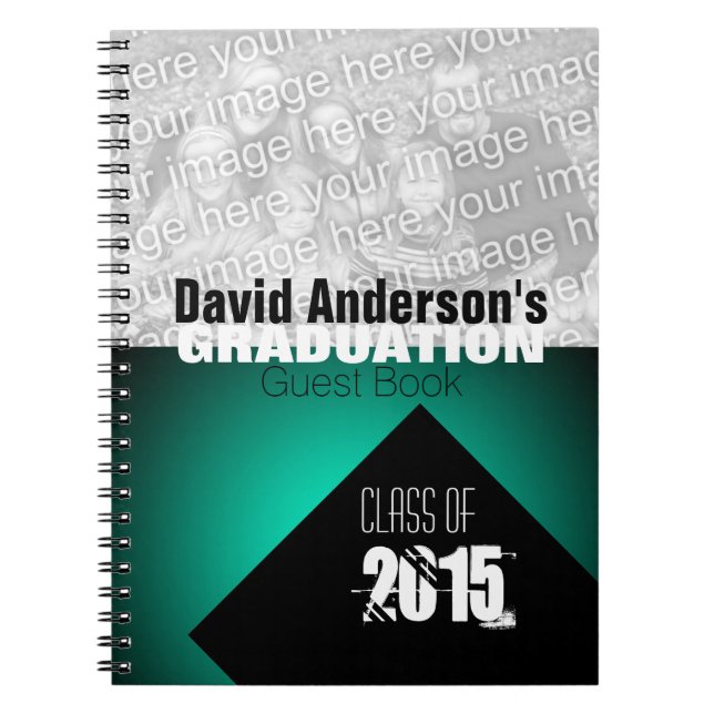 Graduation Party Class of 2018 Custom Guest Book 2 (Front)