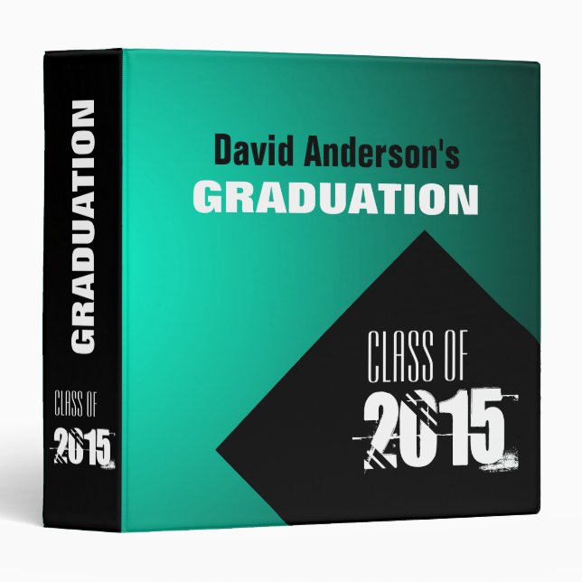 Graduation Party Class of 2018 Custom Guest Book 2 Binder (Front/Spine)