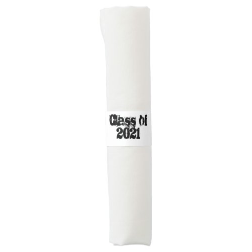 Graduation Party Class of 2021 Graduate 2021 Paper Napkin Bands