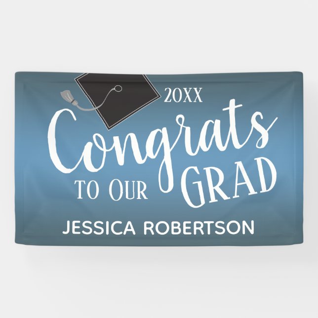 Graduation Party Class of 2022 Banner (Horizontal)