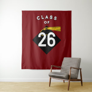 Graduation Party Class of 2026 Photo Backdrop