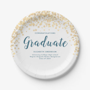 Graduation Party "Class of" Personalized Name Paper Plates
