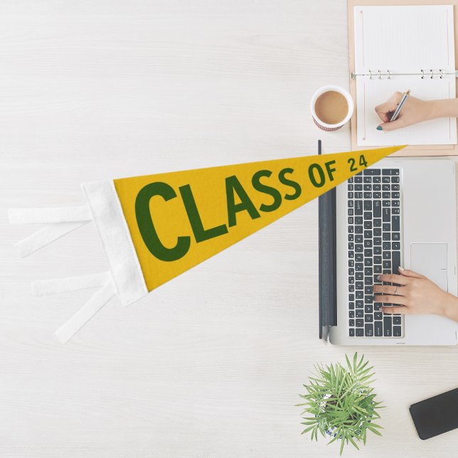 Graduation Party Class of year Pennant Flag (Creator Uploaded)