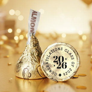 Graduation Party Congratulations Class of Gold Hershey®'s Kisses®