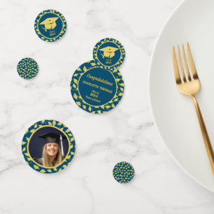 Graduation Party Congratulations Personalize Photo Confetti