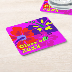 Graduation Party Custom Disposable Drink Coasters