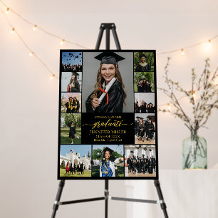 Graduation Party Custom Graduate Photo Collage Foam Board