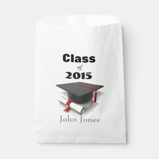 Graduation Party Customized Favor Bags (Front)