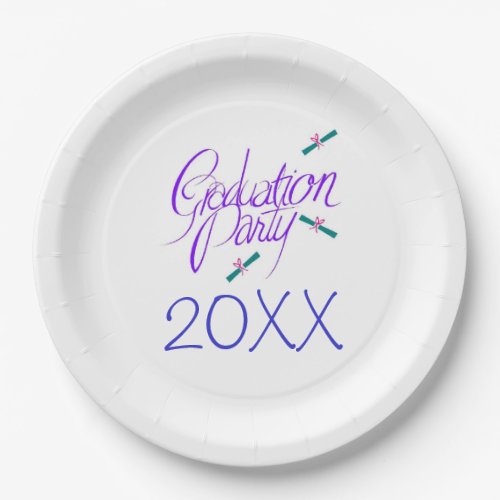 Graduation Party Diploma Supply Fun Paper Paper Plates