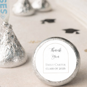 Graduation Party Elegant Script Hershey®'s Kisses®