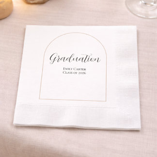  Graduation Party  | Elegant Script Napkins