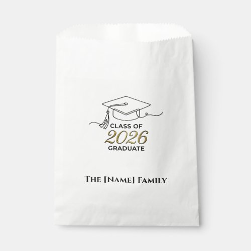 Graduation Party Favor Bags / Bolsas de Recuerdo