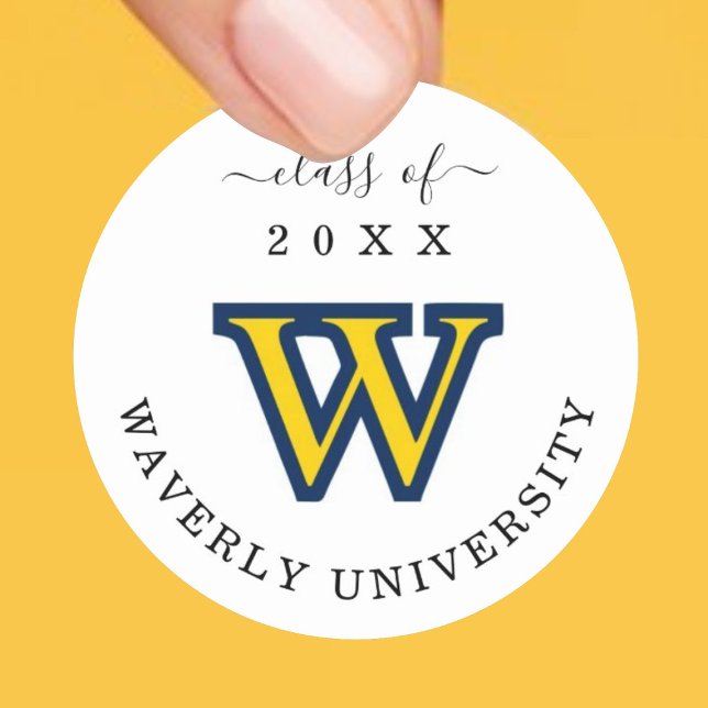 Graduation Party Favor Grad Party 2026 Decoration Classic Round Sticker (Creator Uploaded)