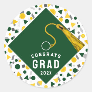 Graduation Party Favors Classic Round Sticker