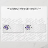 Graduation Party Favors Custom Candy Bar Wrappers (Front)